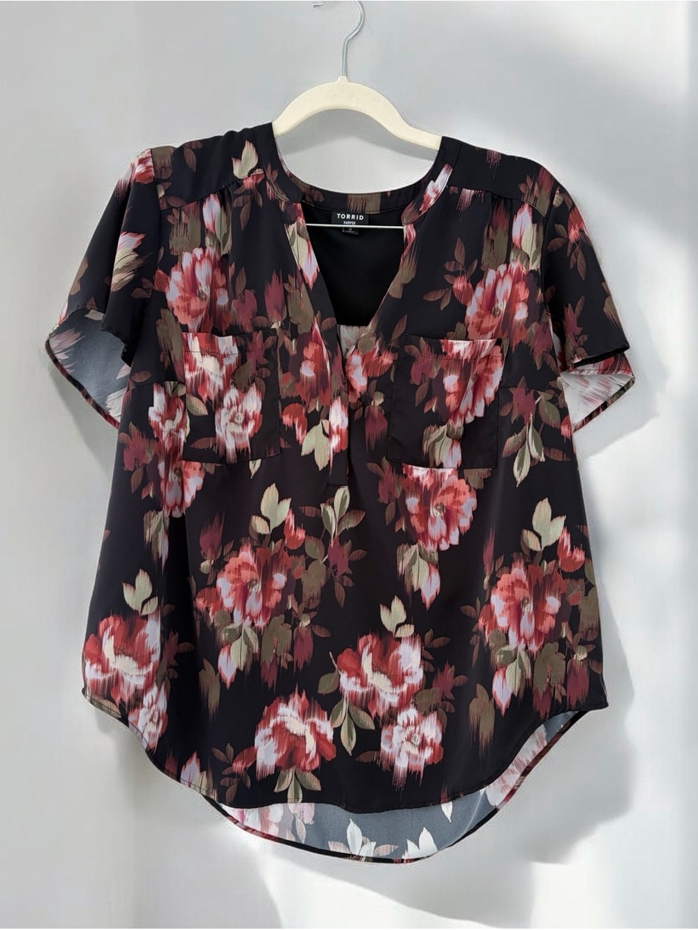 Torrid Harper Plus Size Short Sleeve Blouse